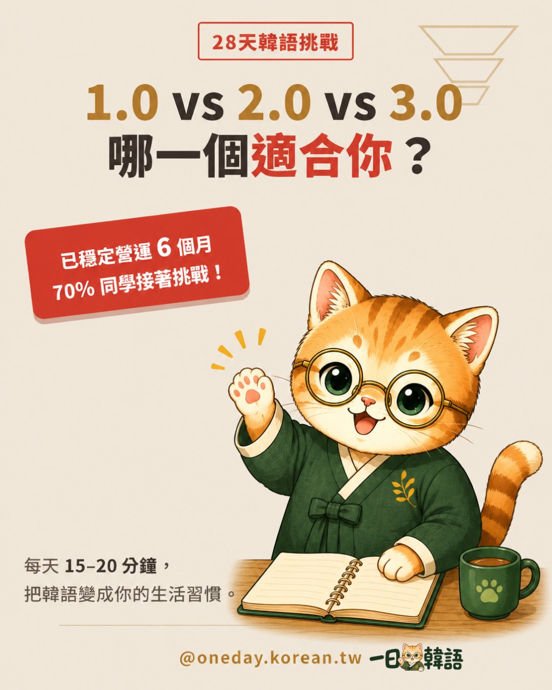 1.0 vs 2.0 vs 3.0 哪一個適合你？